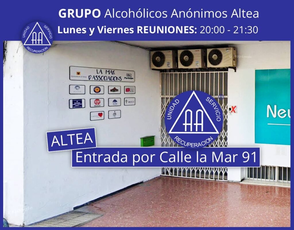 grupo altea alcoholicos anonimos reuniones